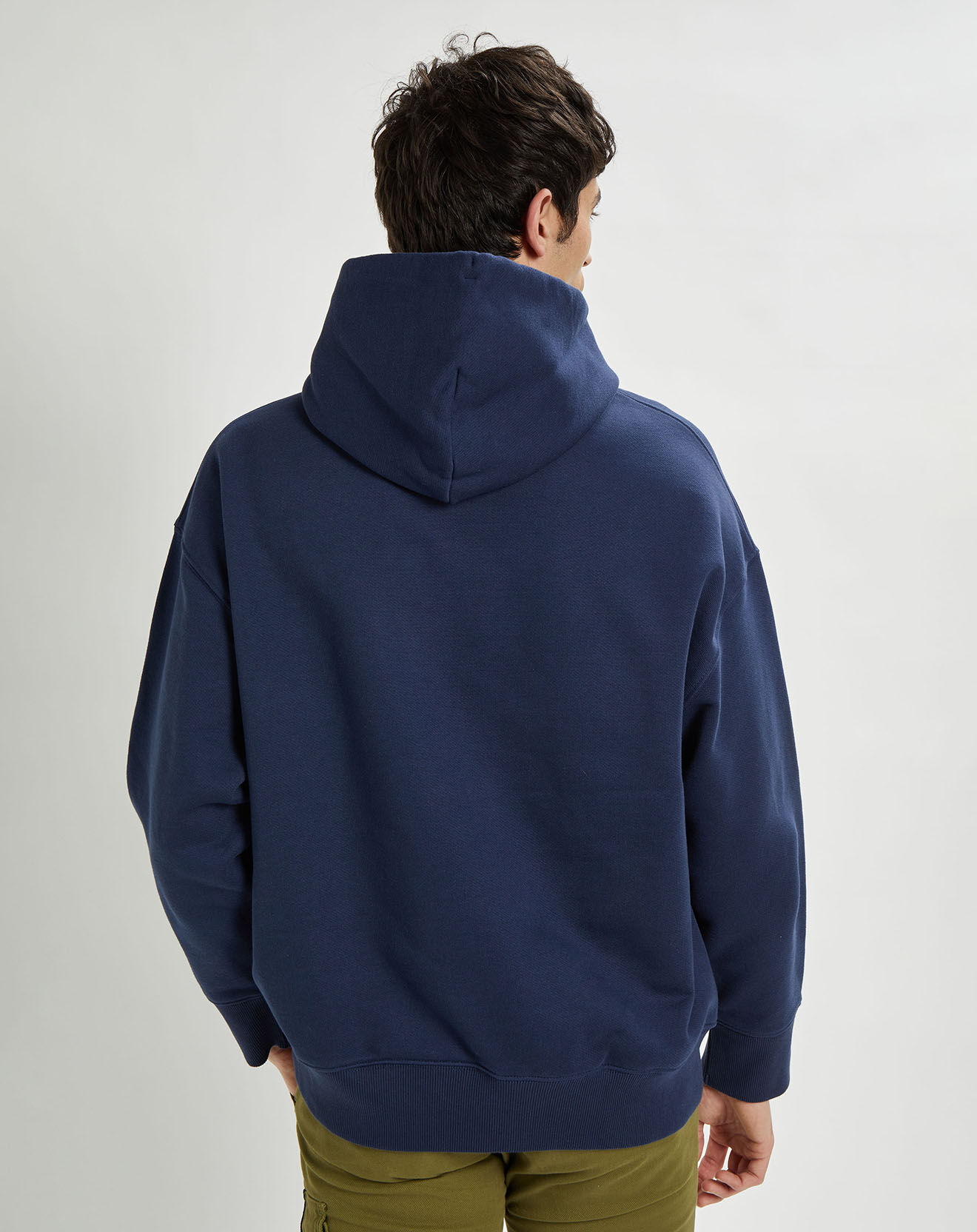 Tommy Jeans Sweat à capuche Tommy Badge bleu marine