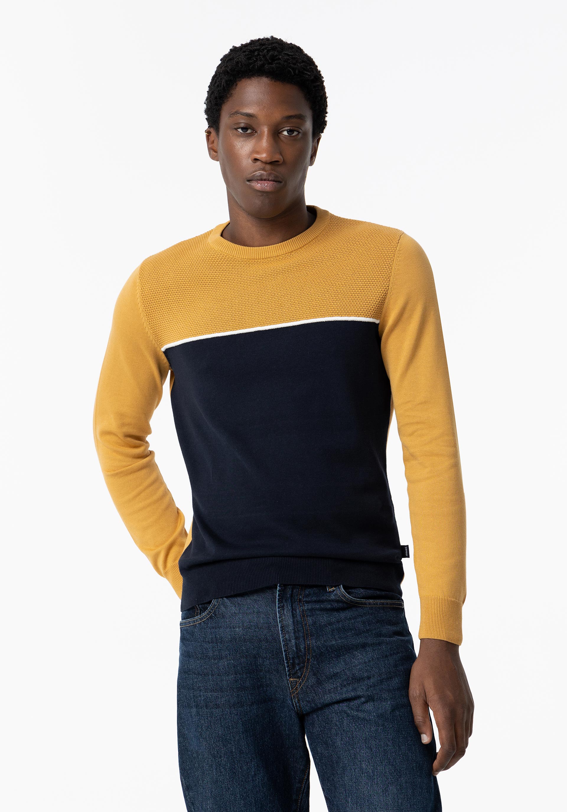 Camisola de Malha Tricolor