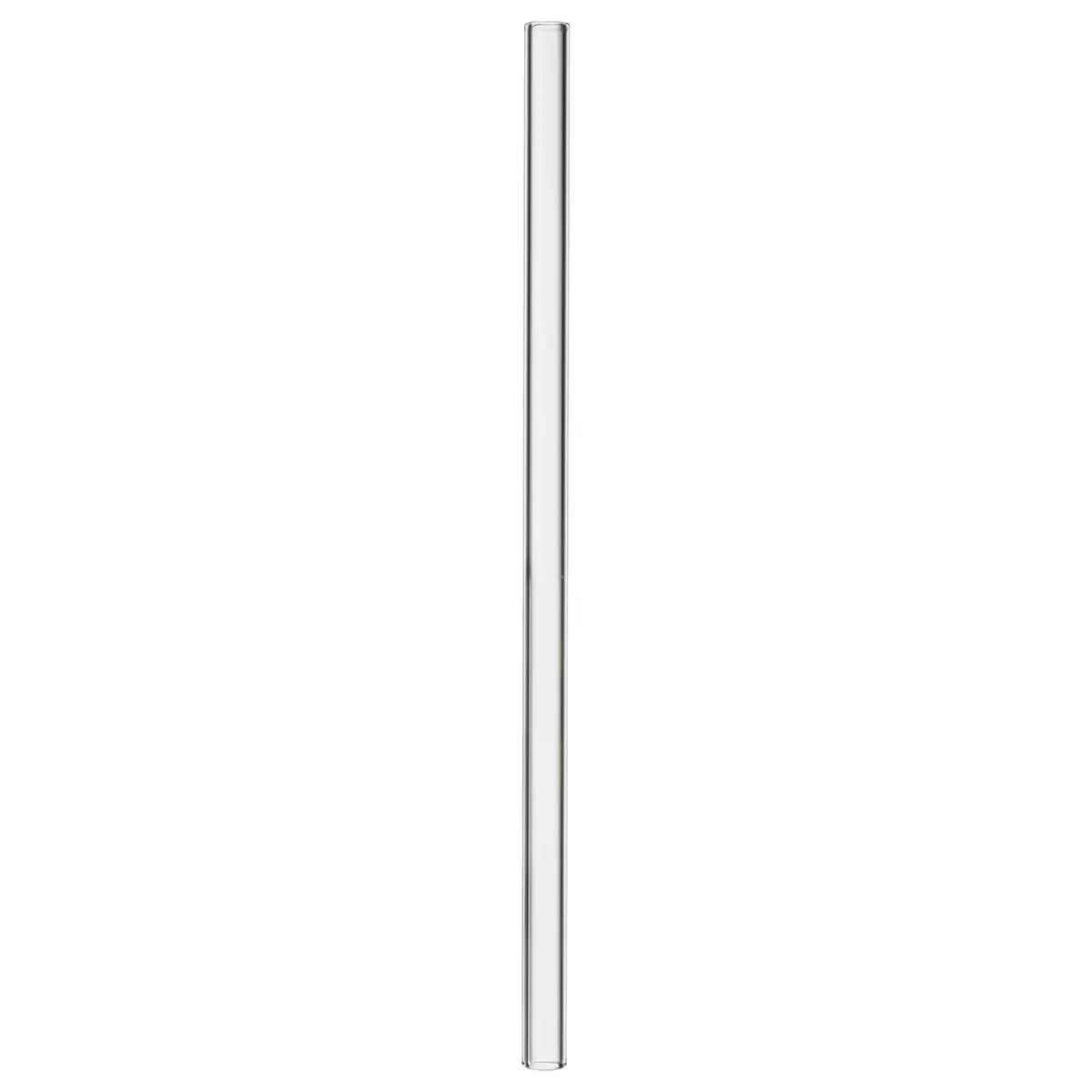 Trinkhalm Glas 6er Set Lang Transparent