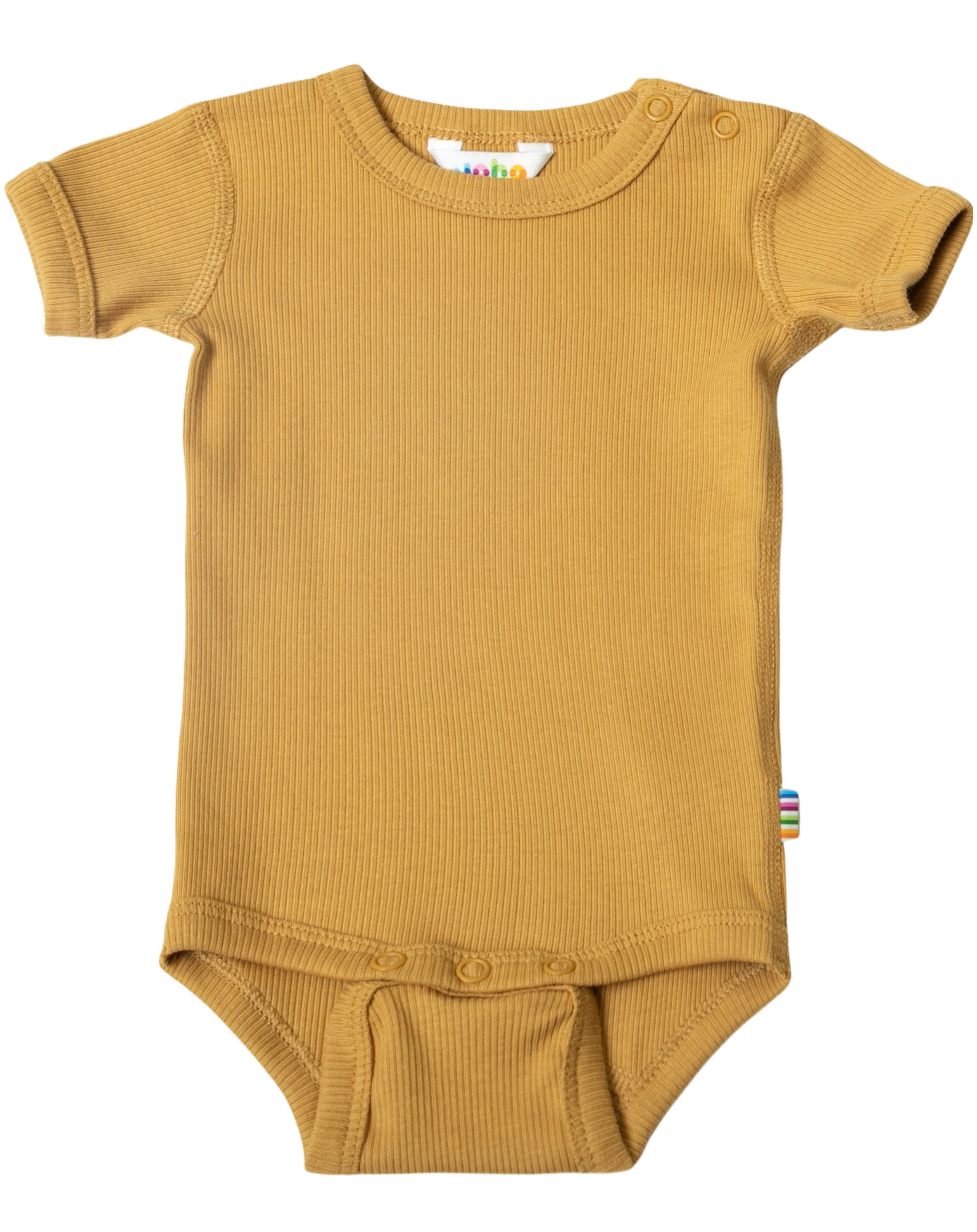 Kurzarm-Body 4022 RIB in mustard
