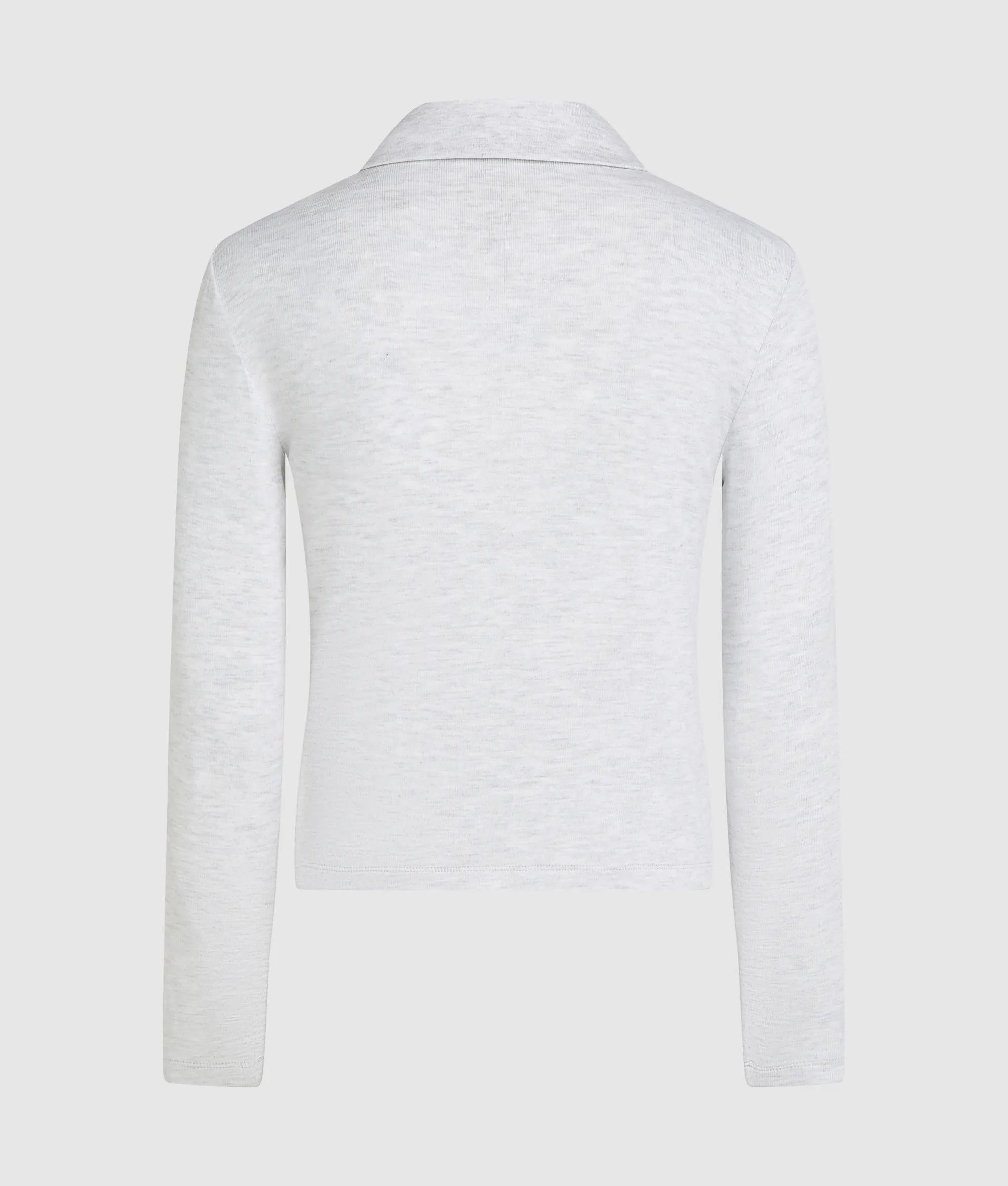 Loungewear vest met imitatieparels