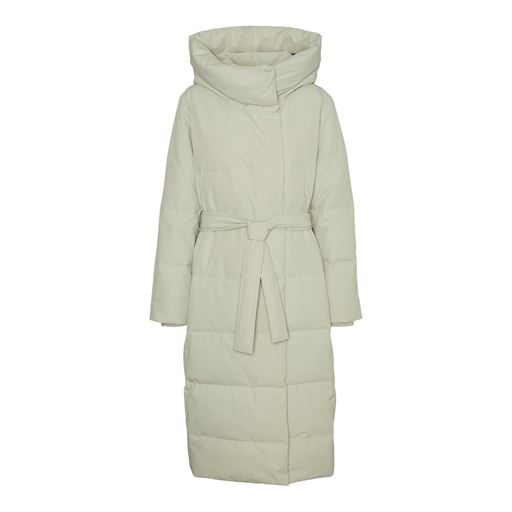 Vero Moda Leonie Long Down Frakke, Abbey Stone, M