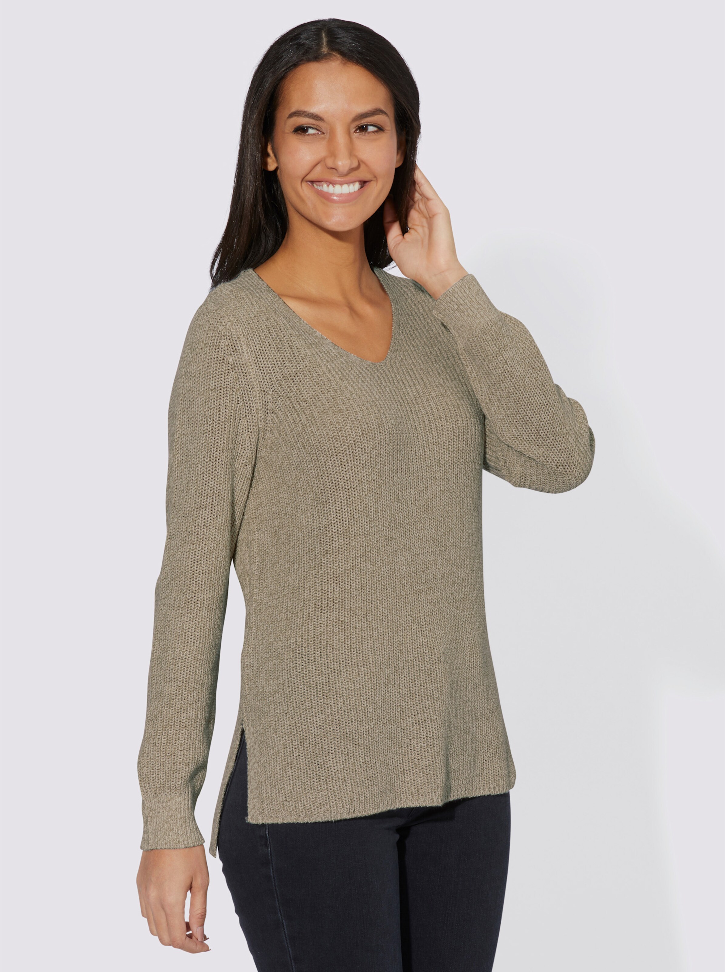 Langarm-Pullover