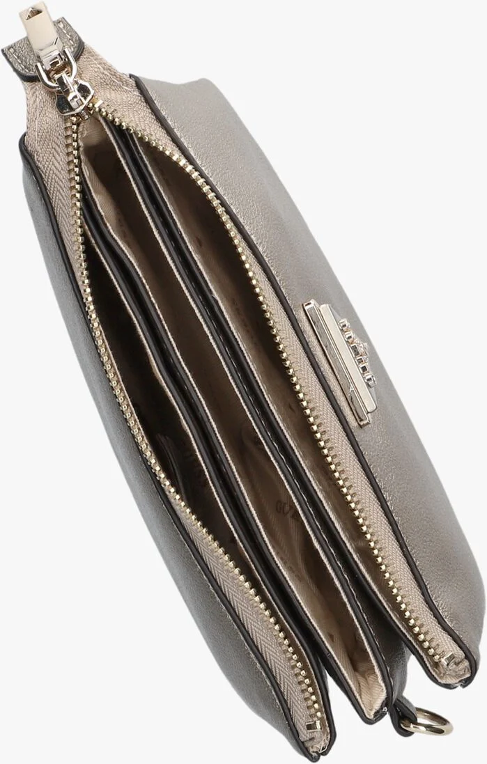 GUESS zilveren guess schoudertas latona mini