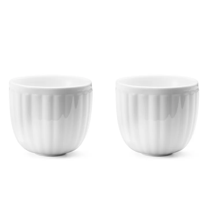 Georg Jensen - Bernadotte Thermo-Teebecher, weiss (2er-Set)