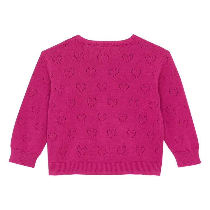Bonton Cardigan Lilet en Maille | Rose fuschia