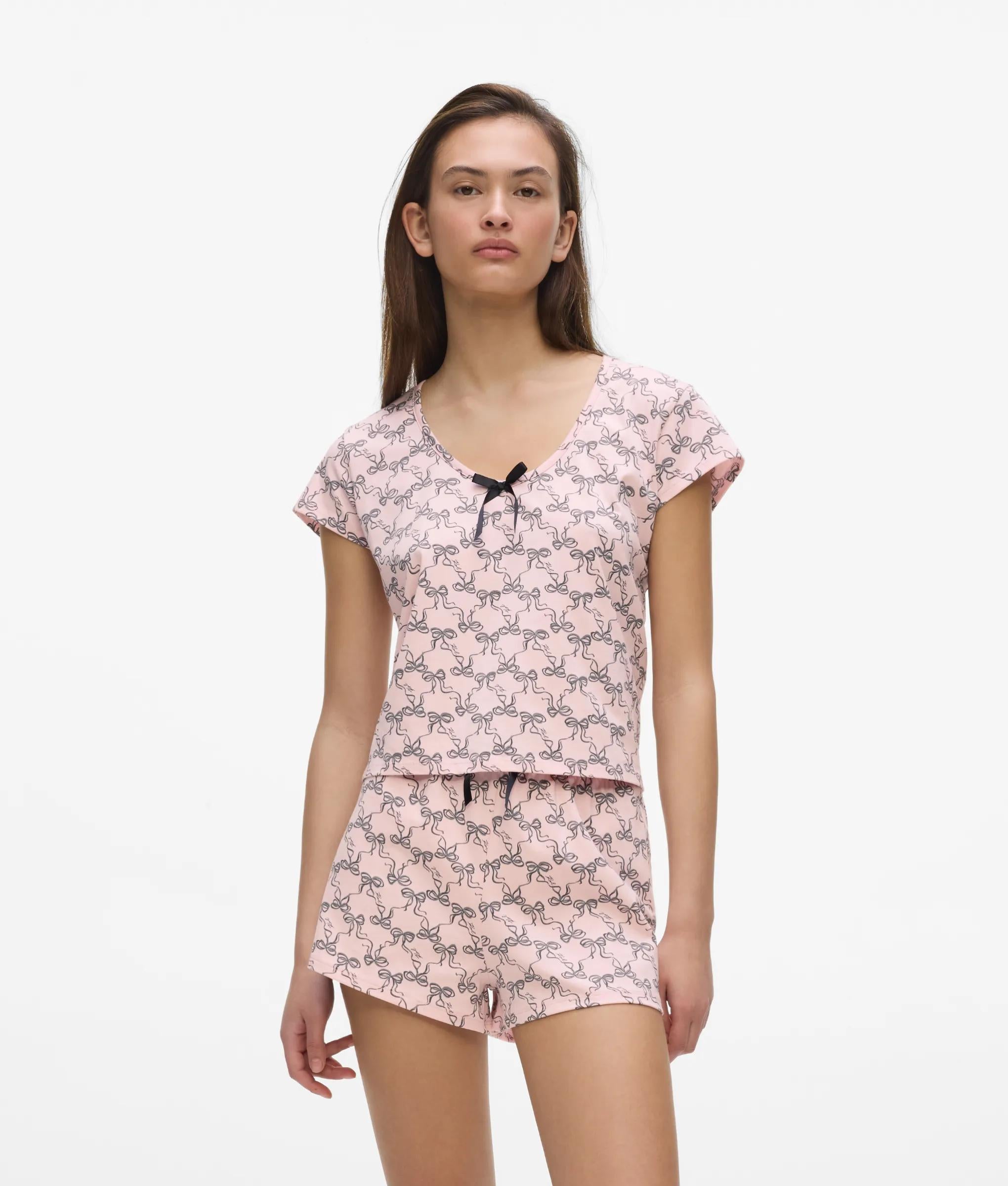 Pyjamaset met Handtekening strik