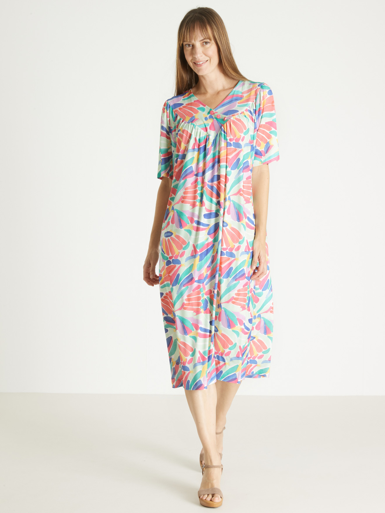 Robe en maille fluide.