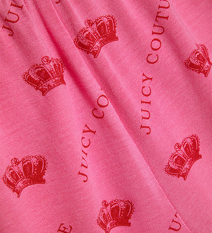 Juicy Couture Natshorts - Buzz - Pink & Rød Corwn Print