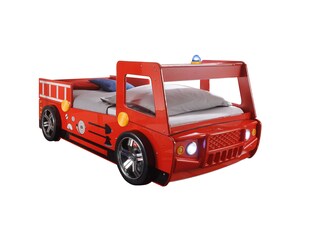 Feuerwehrauto Spark 90x200 rot inkl. LED-Beleuchtung