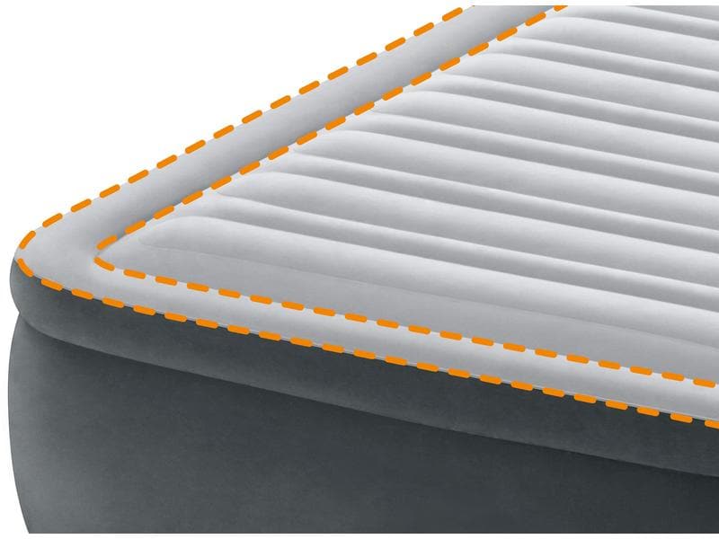 Intex Luftbett Dura Beam Deluxe Twin 99 x 191 x 46 cm Luftbett mit integrierter Pumpe