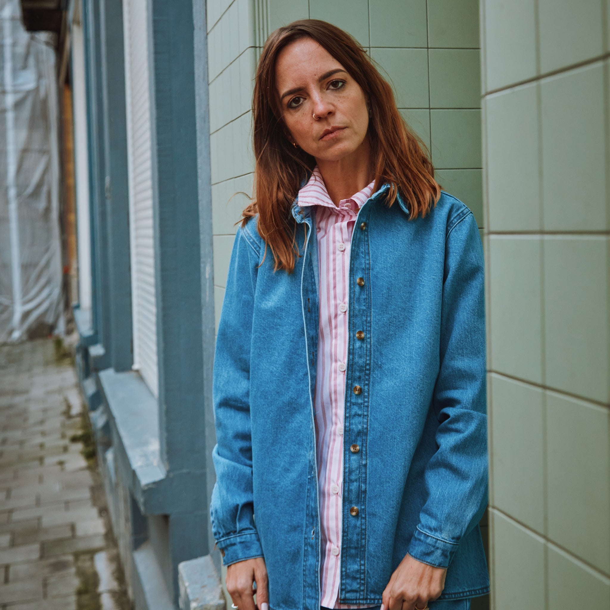 Adult Bluse Capucine Light Blue