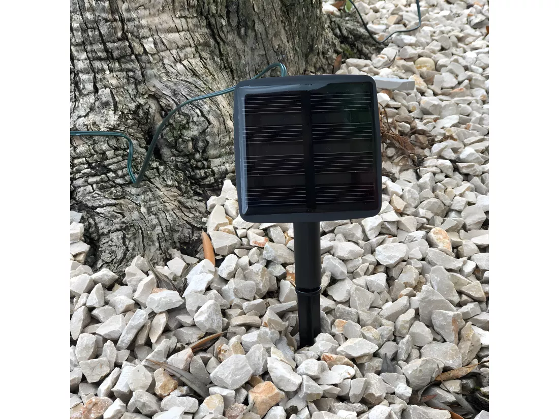 Guirlande lumineuse solaire 400 micro SKINNY Cuivre Cuivre 41,9M