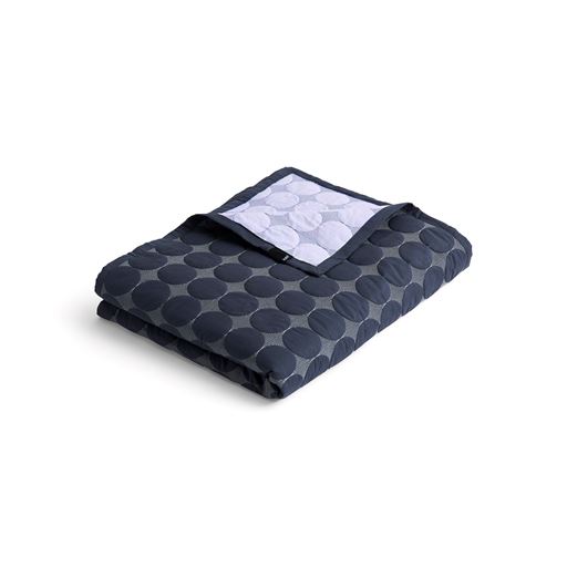 HAY Mega Dot Sengetæppe, Midnight Blue, 235x245 cm