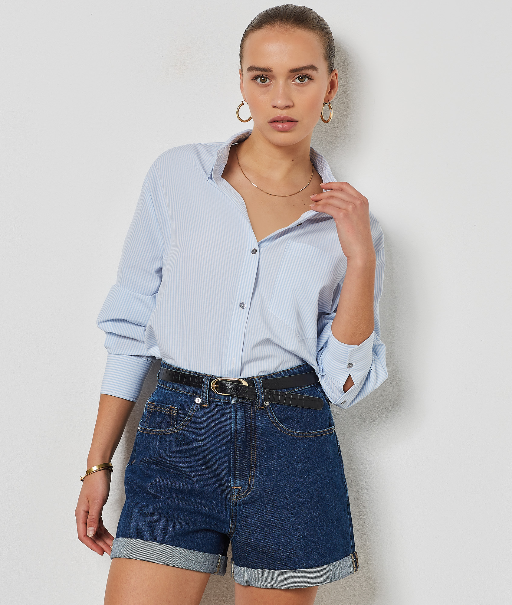 Chemise à rayures