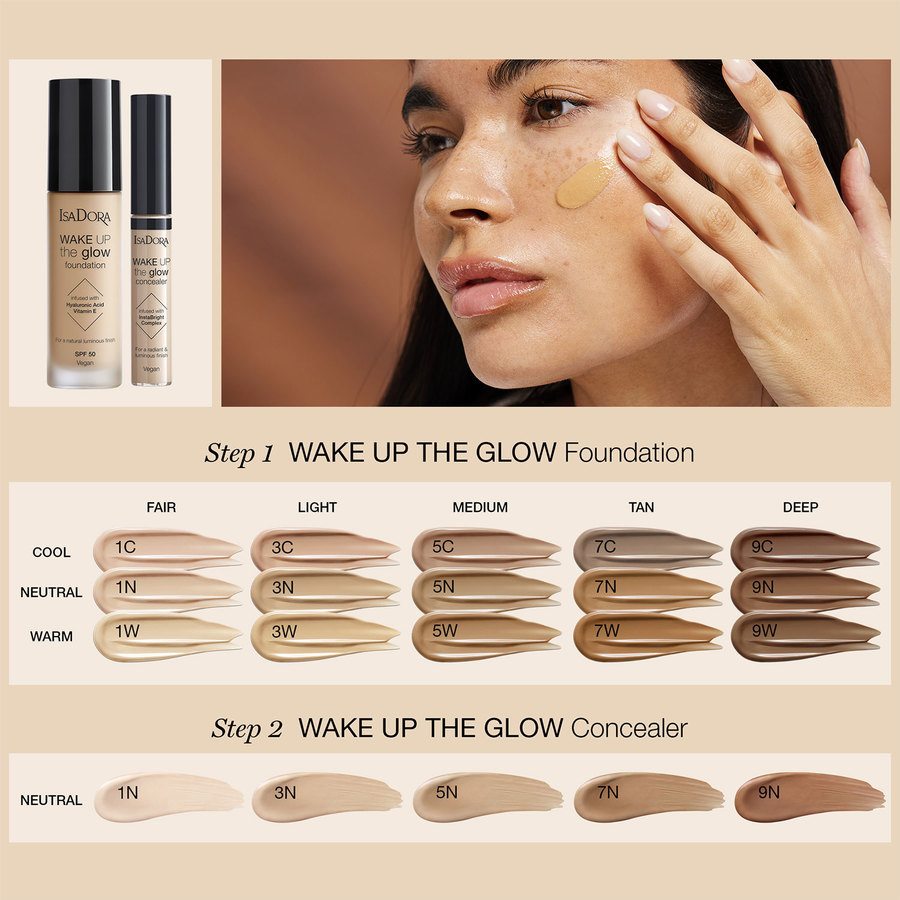 Isadora Wake Up The Glow Foundation 7W 30ml