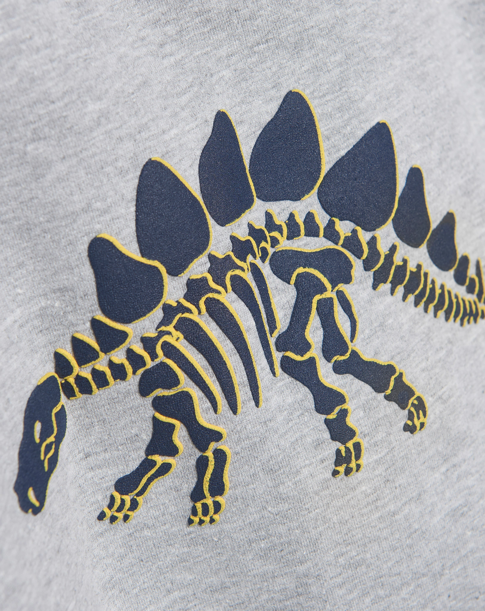 Sweatshirt STEGO BONES in grey melange