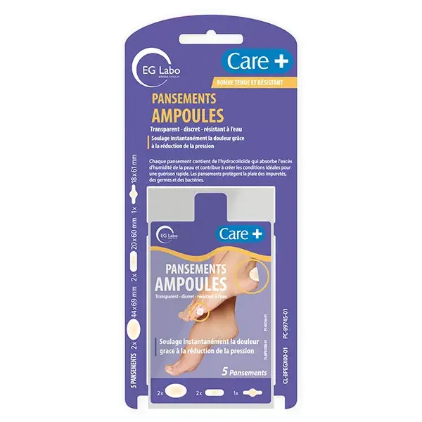 EG Care+ Ampolas 5 Curativos