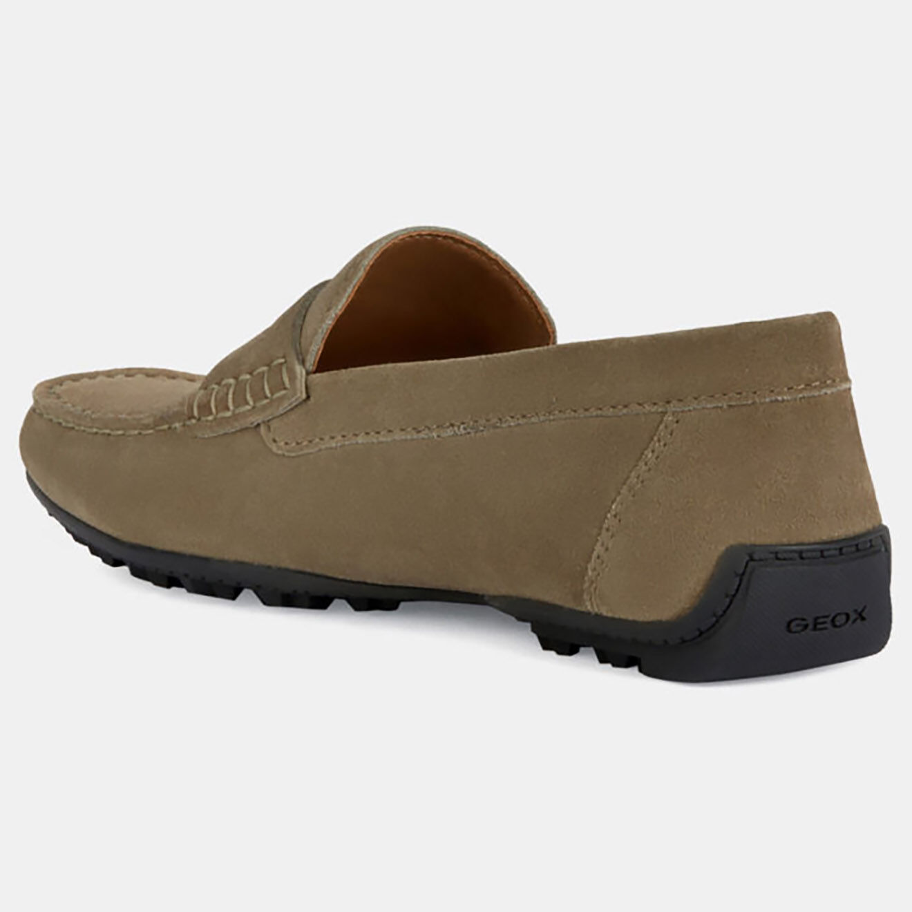 Geox Mocassins en Velours de Cuir Kosmopolis marron