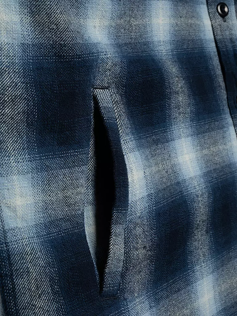 NUDIE JEANS Overshirt GLENN blau
