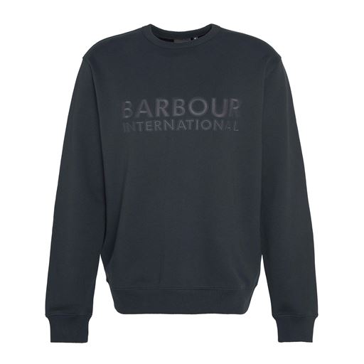 Barbour International Otis Logo Crew Neck Sweatshirt, Black, XXL