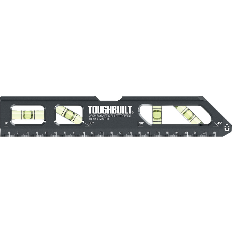 Toughbuilt massieve magnetische torpedo-waterpas 230mm