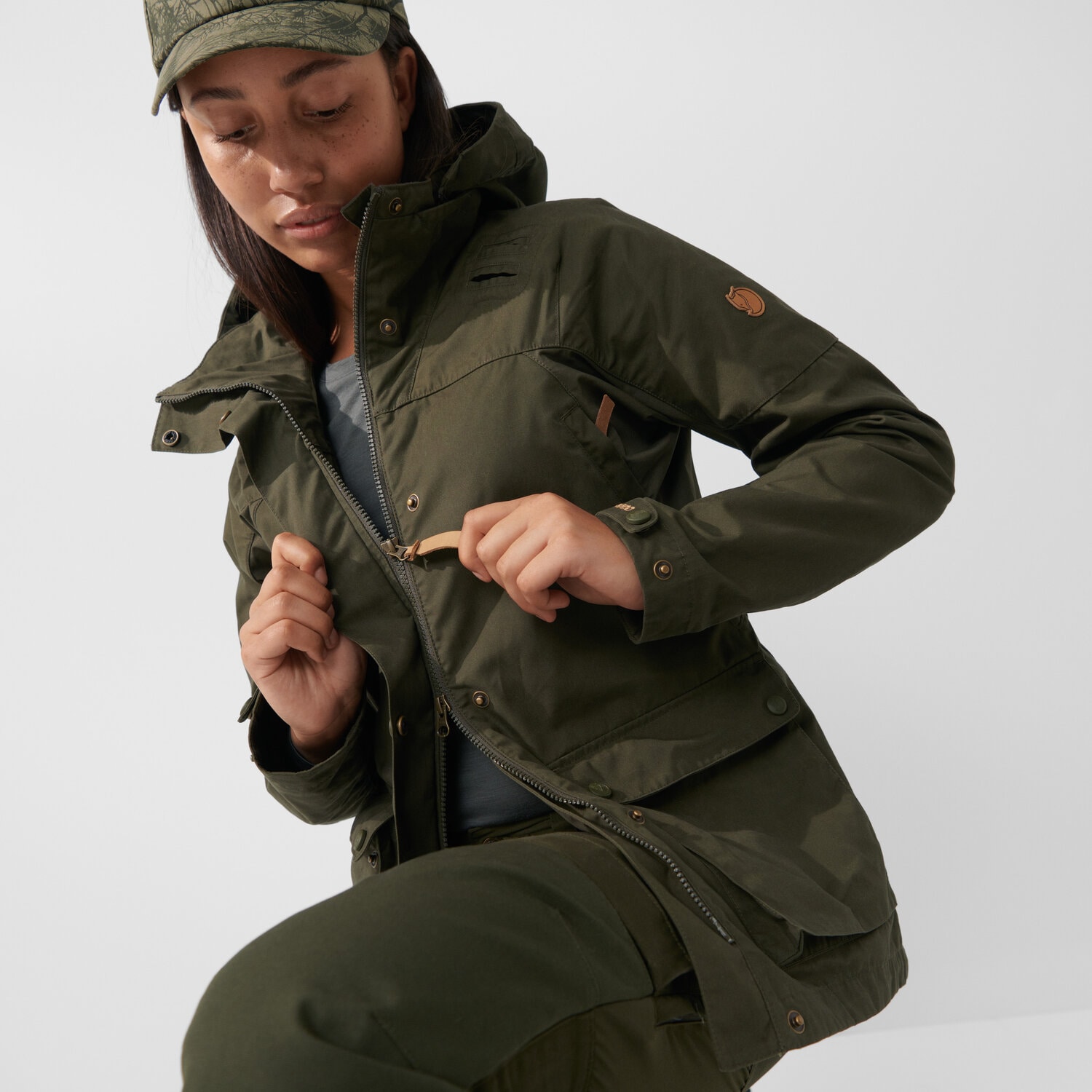 Fjällräven Forest Hybrid Jakke, Dame<br>Jaktjakke med topp bevegelsesfrihet!