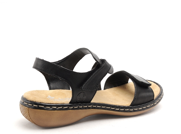 Rieker nu pieds plats femme 659c7 noir