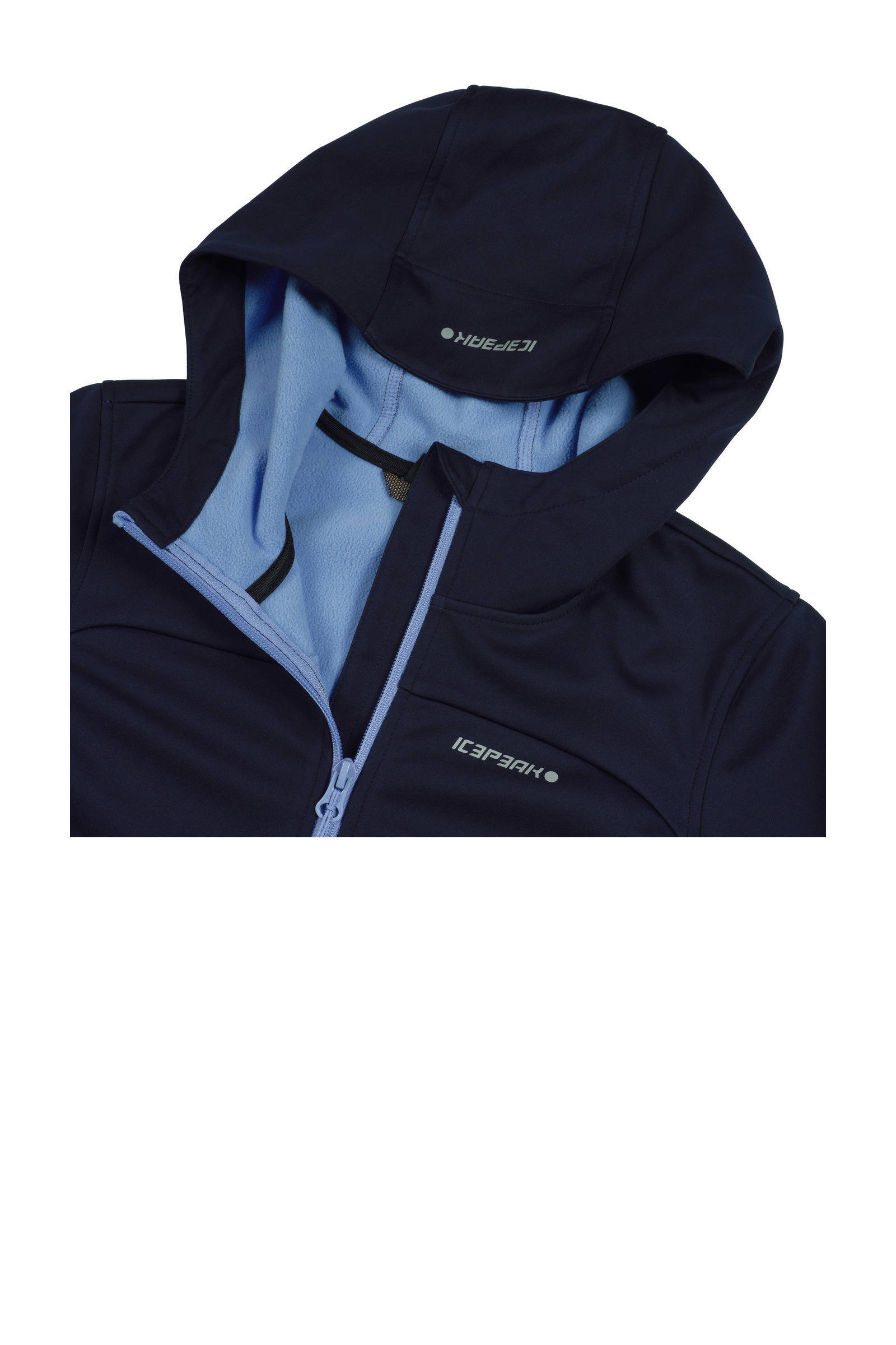 Icepeak softshell jack Kleve donkerblauw/lichtblauw