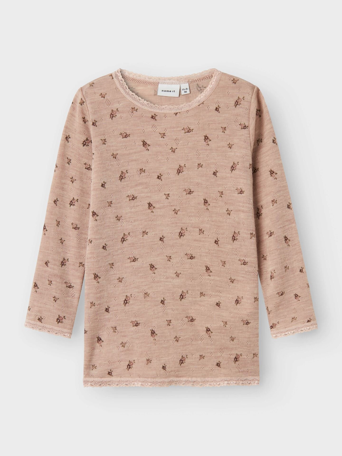 Wang Wool Needle Long Sleeve Top