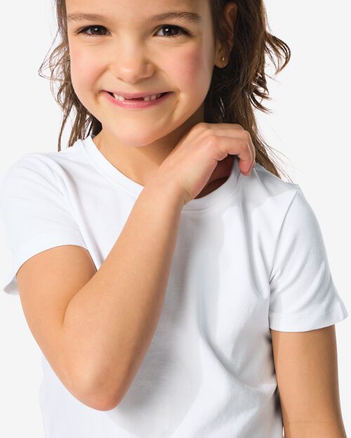2 t-shirts enfant coton biologique blanc