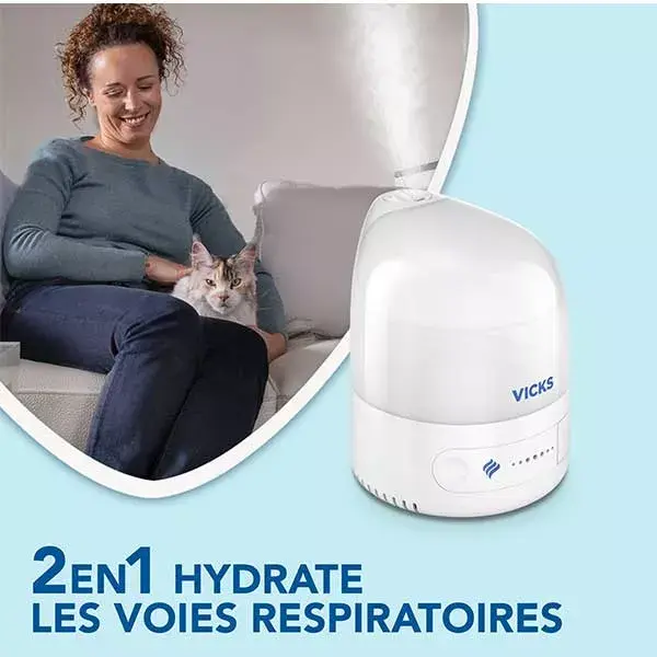 Umidificador pessoal ultrassônico Vicks CoolMist VUL510E4