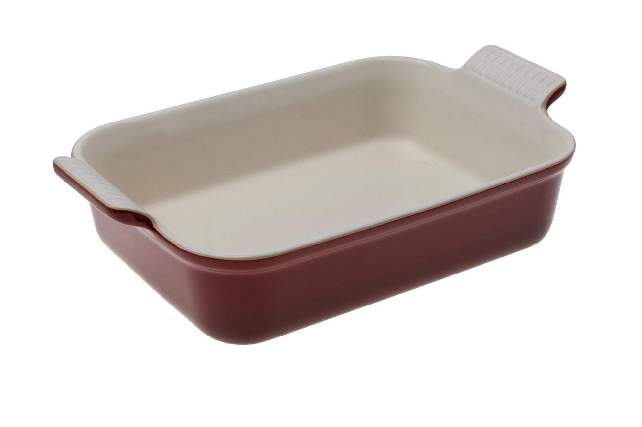 Le Creuset Les Céramiques 71102269490001 Garnet, ovenschaal rechthoekig, 26 cm, 4L