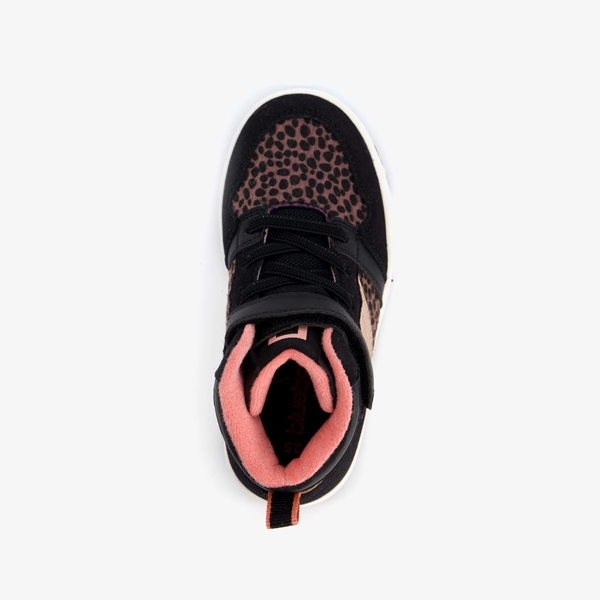 Blue Box hoge meisjes sneakers met stippenprint