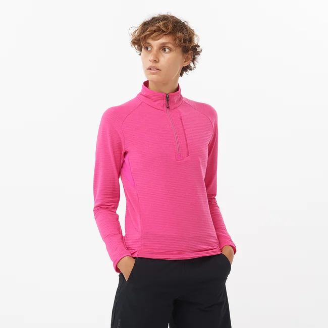 ESSENTIAL LIGHTWARM  Midlayer-Jacke mit halbem Reißverschluss Damen