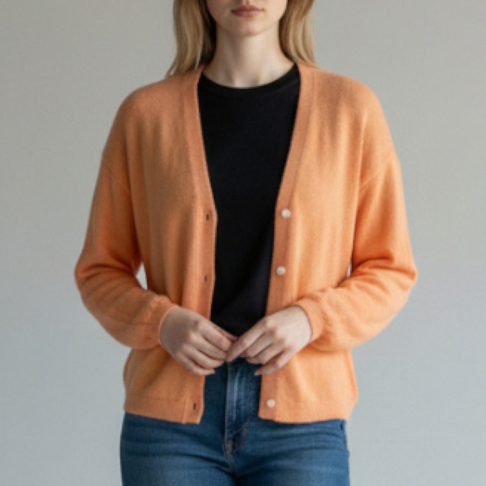 Pull Femme orange