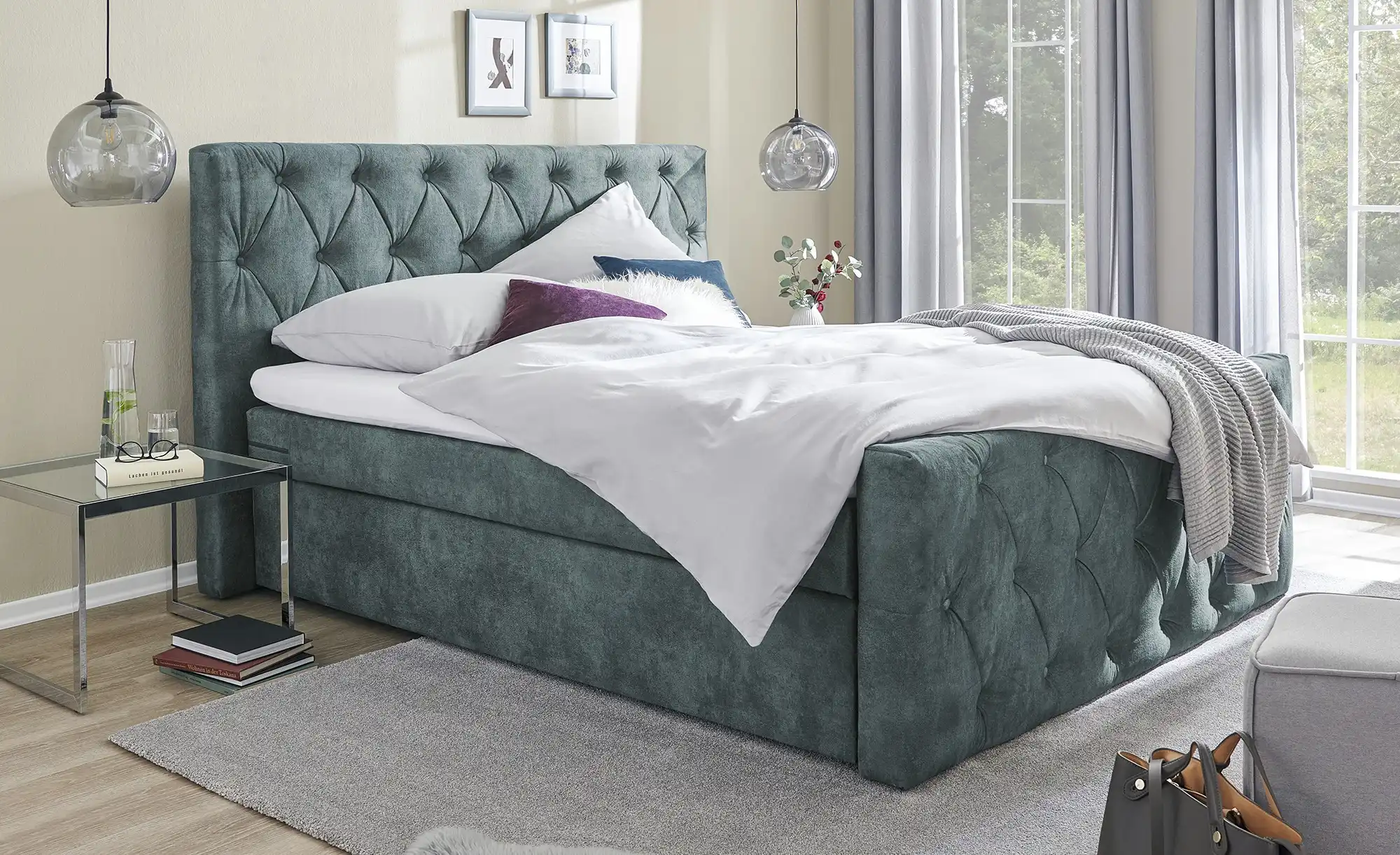 uno Boxspringbett mit Bettkasten Hadley
