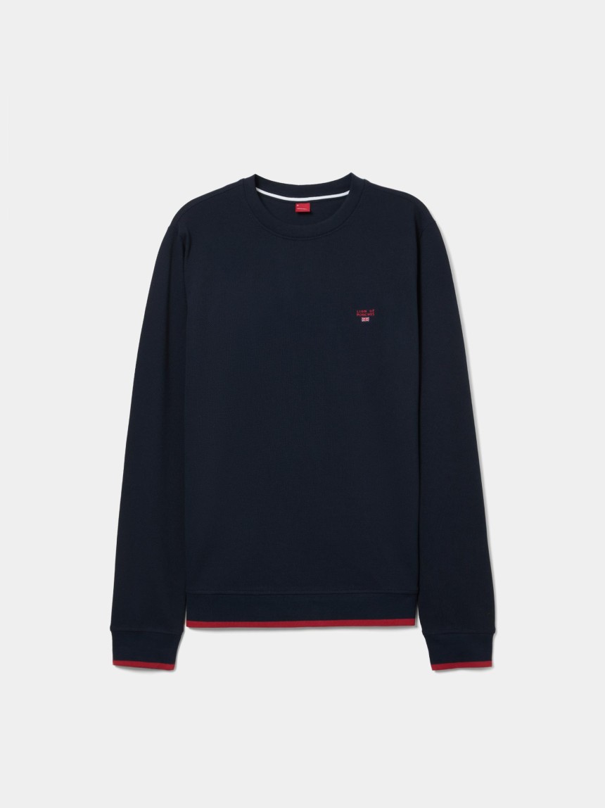 Sweatshirt em algodão