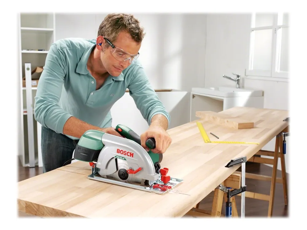 Bosch Rundsav M/føringsskinne PKS 66 AF, 1600W