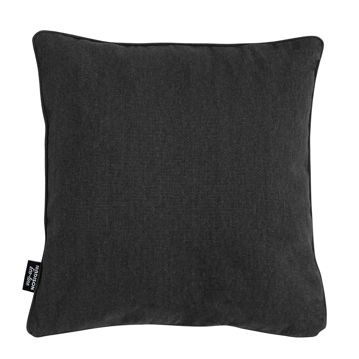 Madison Black canvas eco+ Sierkussen - Set van 4