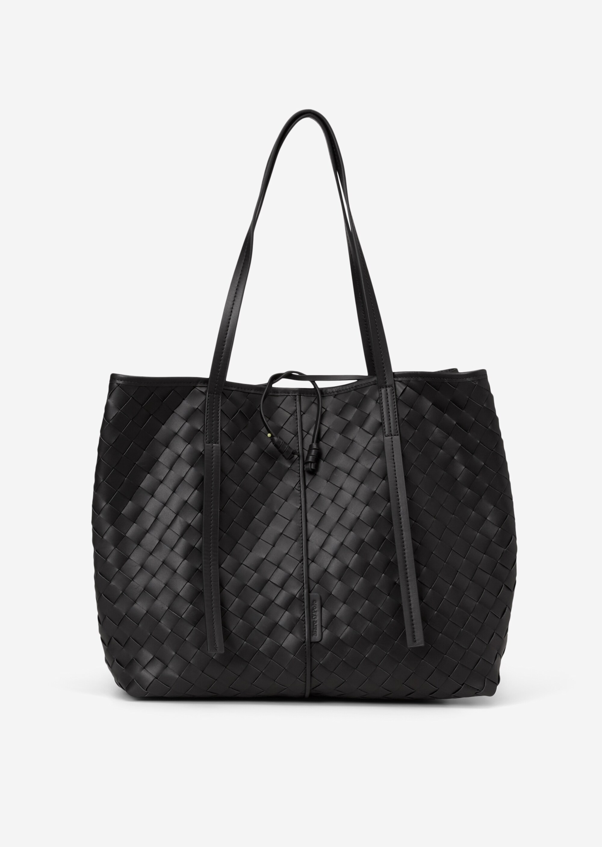 Shopper aus geflochtenem Rindleder