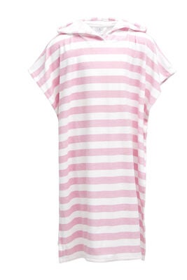 Saltabad Apelviken Badeponcho, Pink White