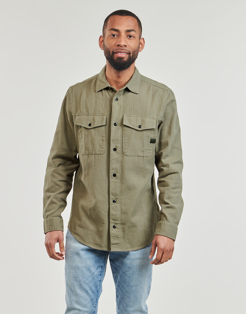 G-Star Raw - marine slim shirt ls - Beige