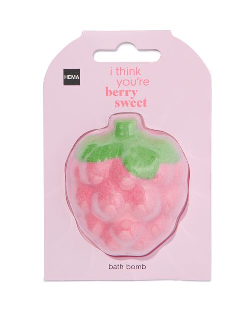 bombe de bain framboise 80g