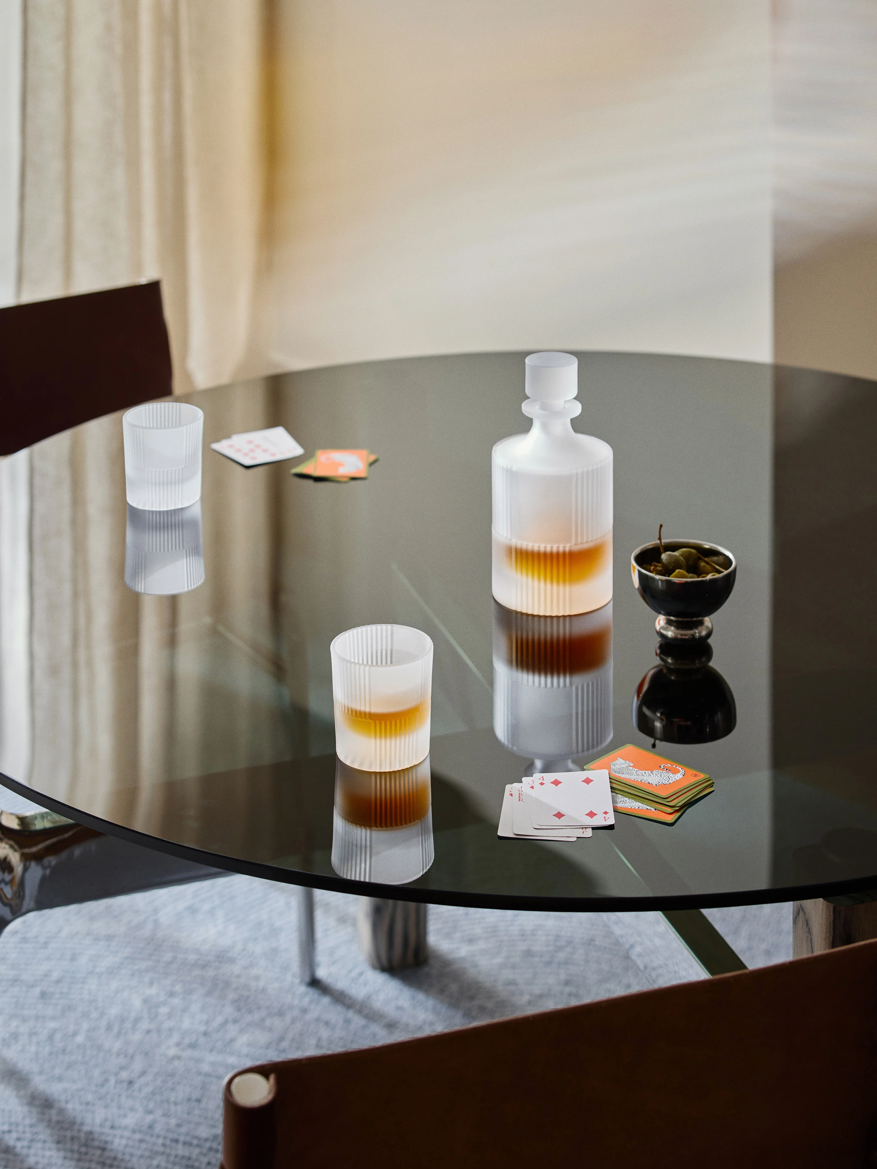 Tumblers Bicchi met reliëfpatroon, 4-delig
