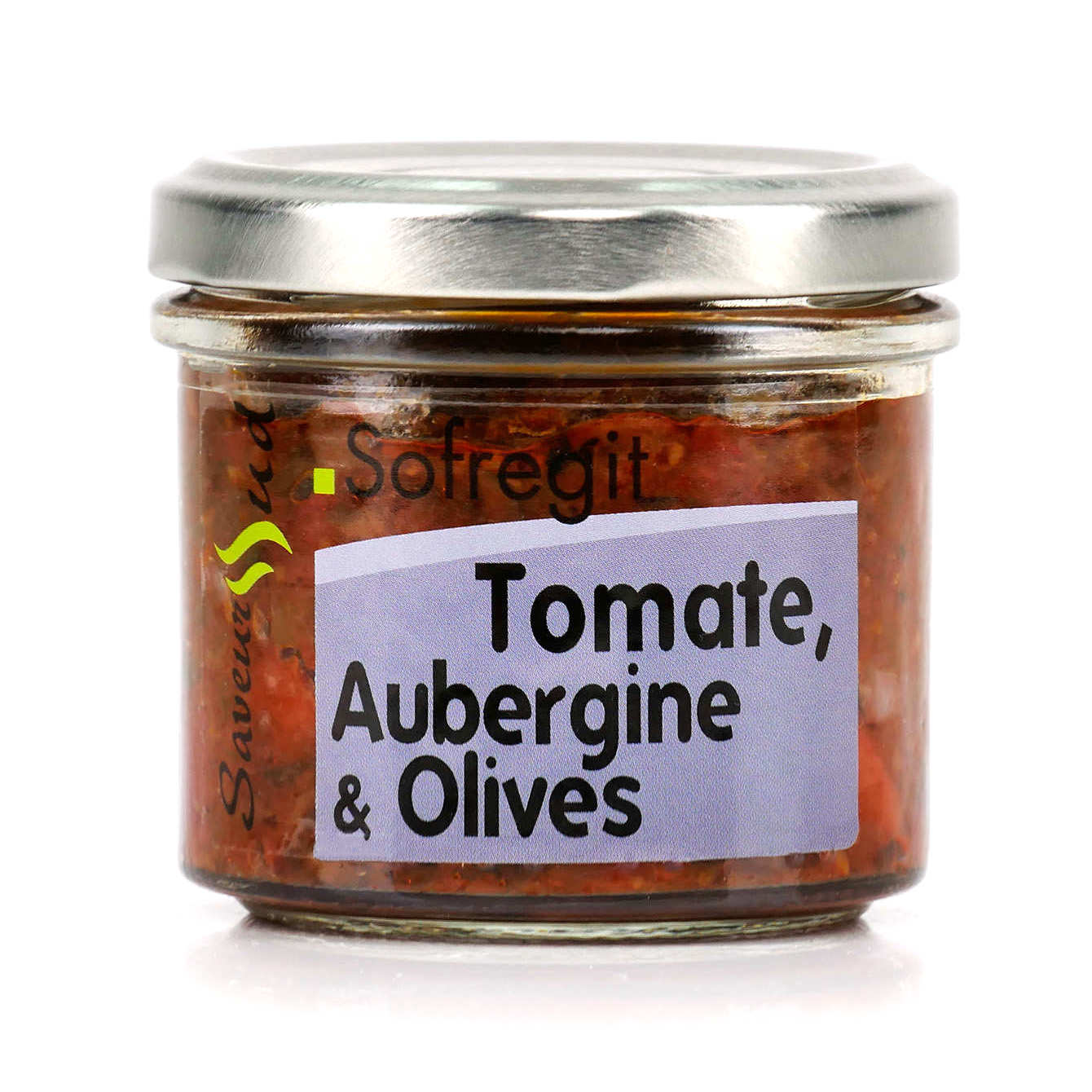 Légumes à tartiner Sofregit (tomate, aubergine, olive, épices)