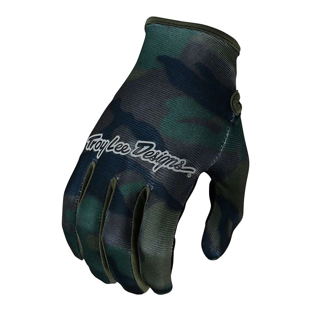 Troy Lee Designs FLOWLINE BRUSHED CAMO - Gants Homme army