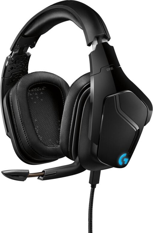 Logitech G935 - Trådløs 7.1 Over-Ear Gaming Headset Med Lightsync Belysning