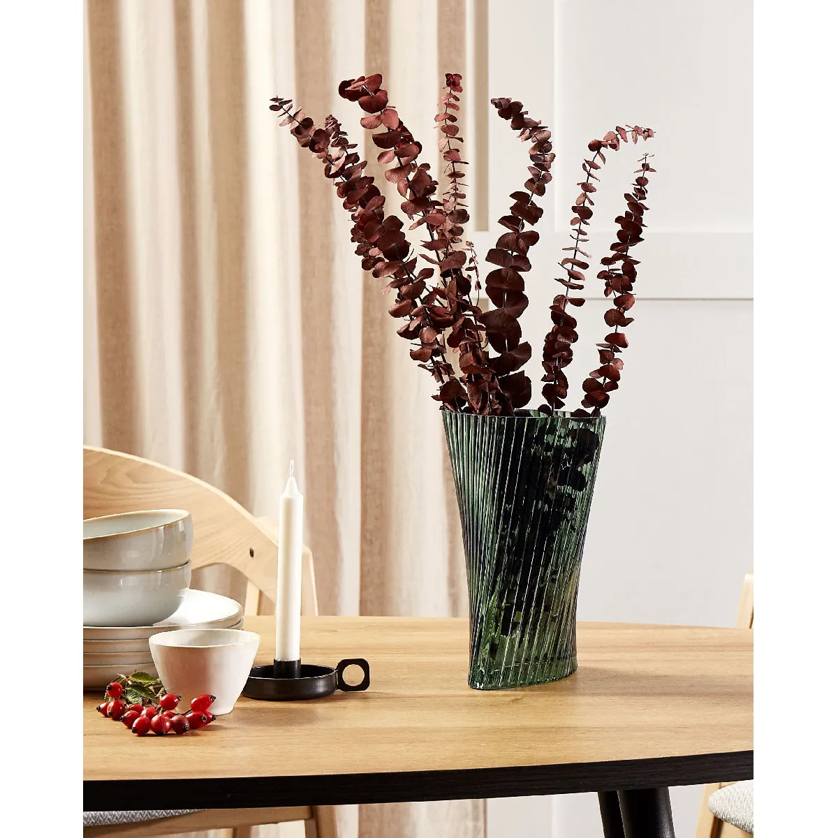 Beliani Vase Marpissa Verre