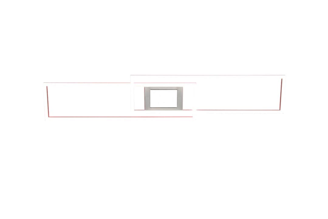 TRIO LED Deckenlampe GANADO 21 x 110 cm nickelfarbig